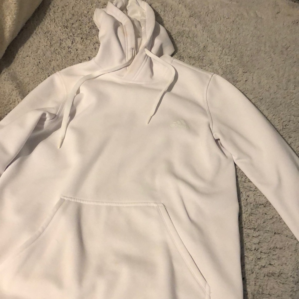 Adidas white hoodie
